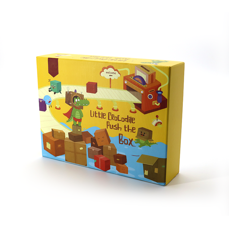 Benutzerdefinierte Größe und Designpapier Puzzle-Geschenk-Verpackungskarton-starrer Kästen