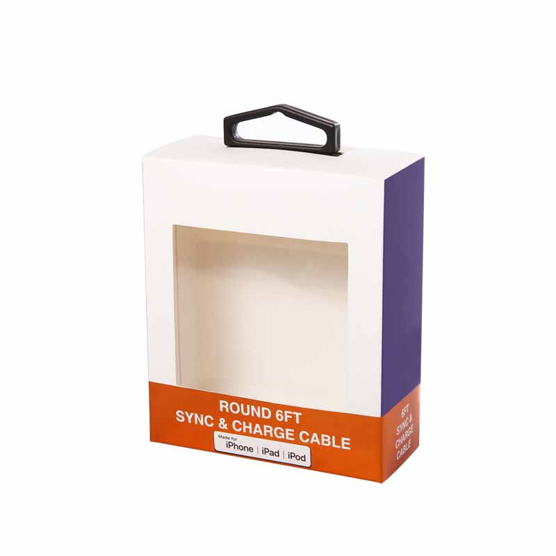 Glänzende Laminiergeschenkpaket Fenster-Box-Papierverpackungskästen mit klarem Fenster