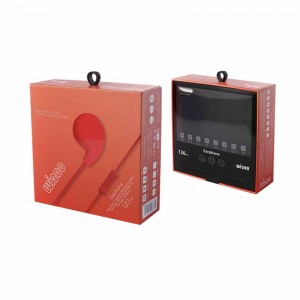 Neue Design-ID- und Basis-Square-Verpackungsbox für Telefonzubehör verwendet